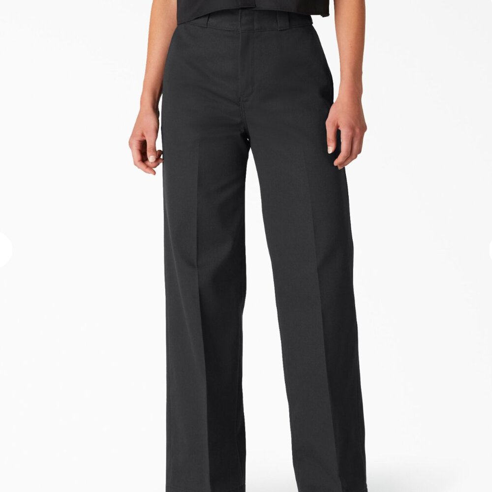 Dickies Relaxed Fit Wide Leg Twill Pants
